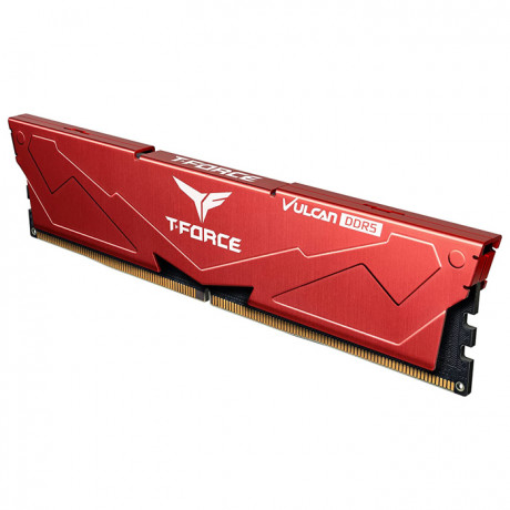Team T-Force Vulcan Red 32GB 2x16GB 5600Mhz CL36 DDR5 Gaming Ram (FLRD532G5600HC36BDC01) 