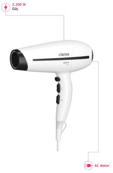 ALTUS AL 7044 S IYONIK 2200 W SAC KURUTMA MAKINESI